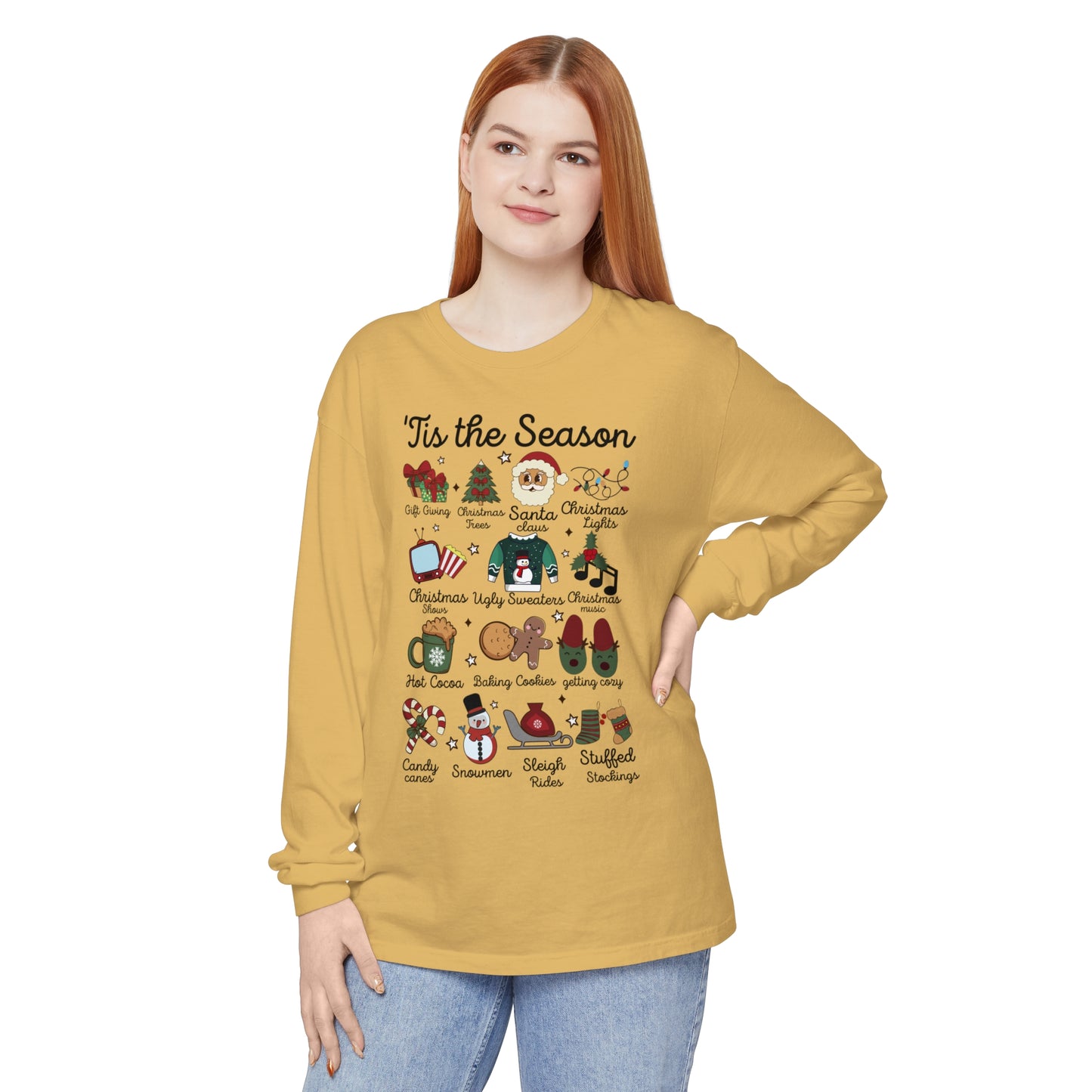 'Tis the Season Unisex Long Sleeve T-Shirt - Holiday Cheer Collection