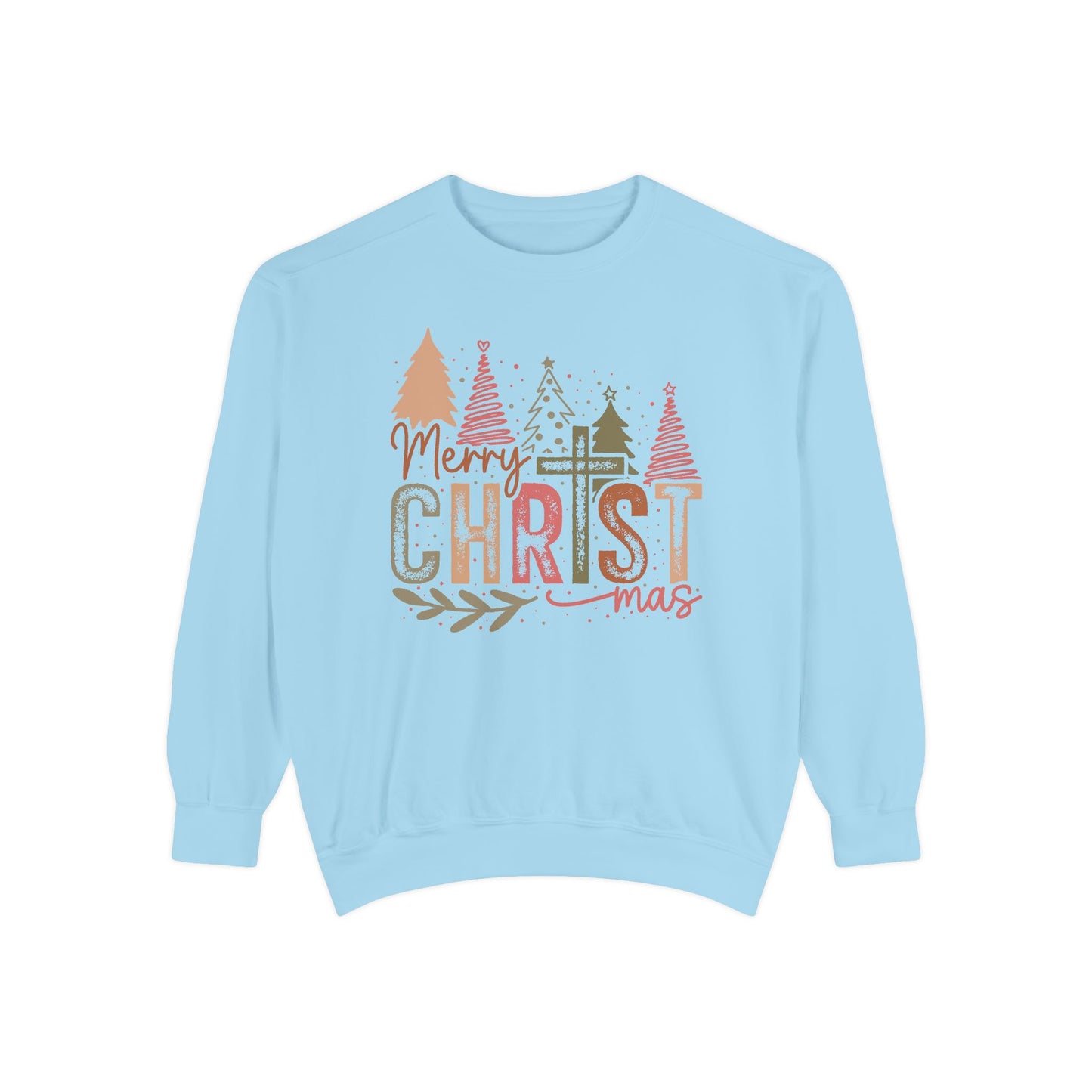 Merry CHRISTmas Comfort Colors Crewneck